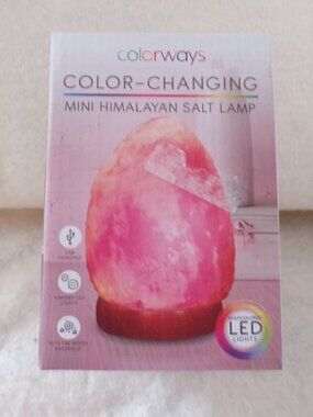 BARGAIN Himalayan Salt Lamp Colorways Color Changing Brand New